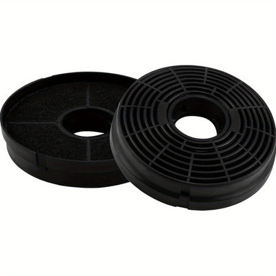 2 Filtros de carbono para extractor de humos, recirculación, filtros redondos fáciles de instalar para reemplazo de ventilador Respekta Lamona