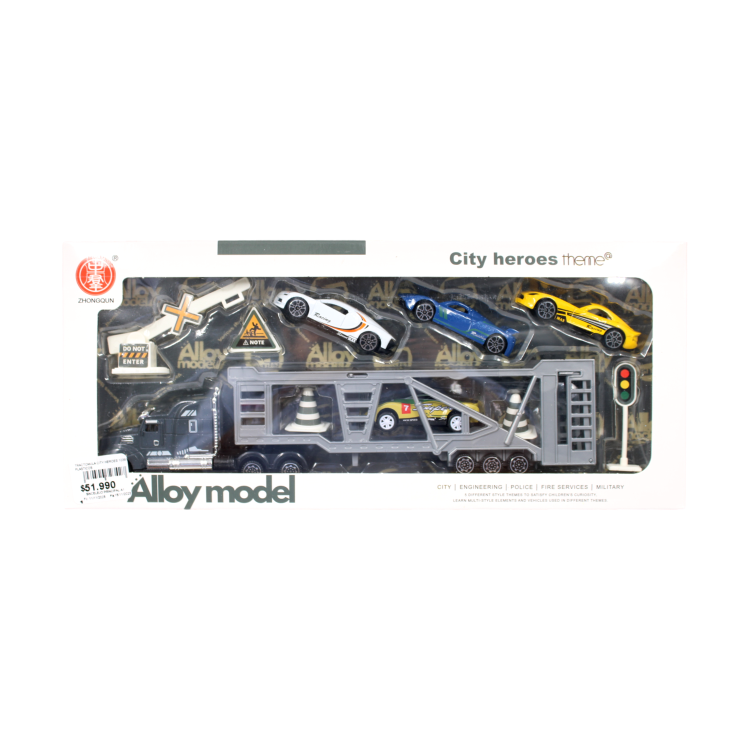 TRACTOMULA CITY HEROES 10381 PLASTICOS