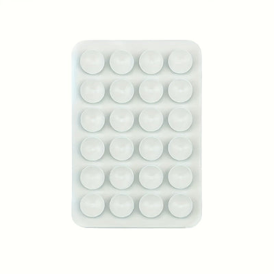 1pc Soporte para Teléfono con Ventosa de Silicona - Adhesivo Doble Cara con Mayor Succión, Parachoques Rosa Vibrante para Selfies/Vídeos Manos Libres, Compatible con Todos los Smartphones, Regalo Ideal, Agarre Divertido, Accesorio para Grabación de Vídeo