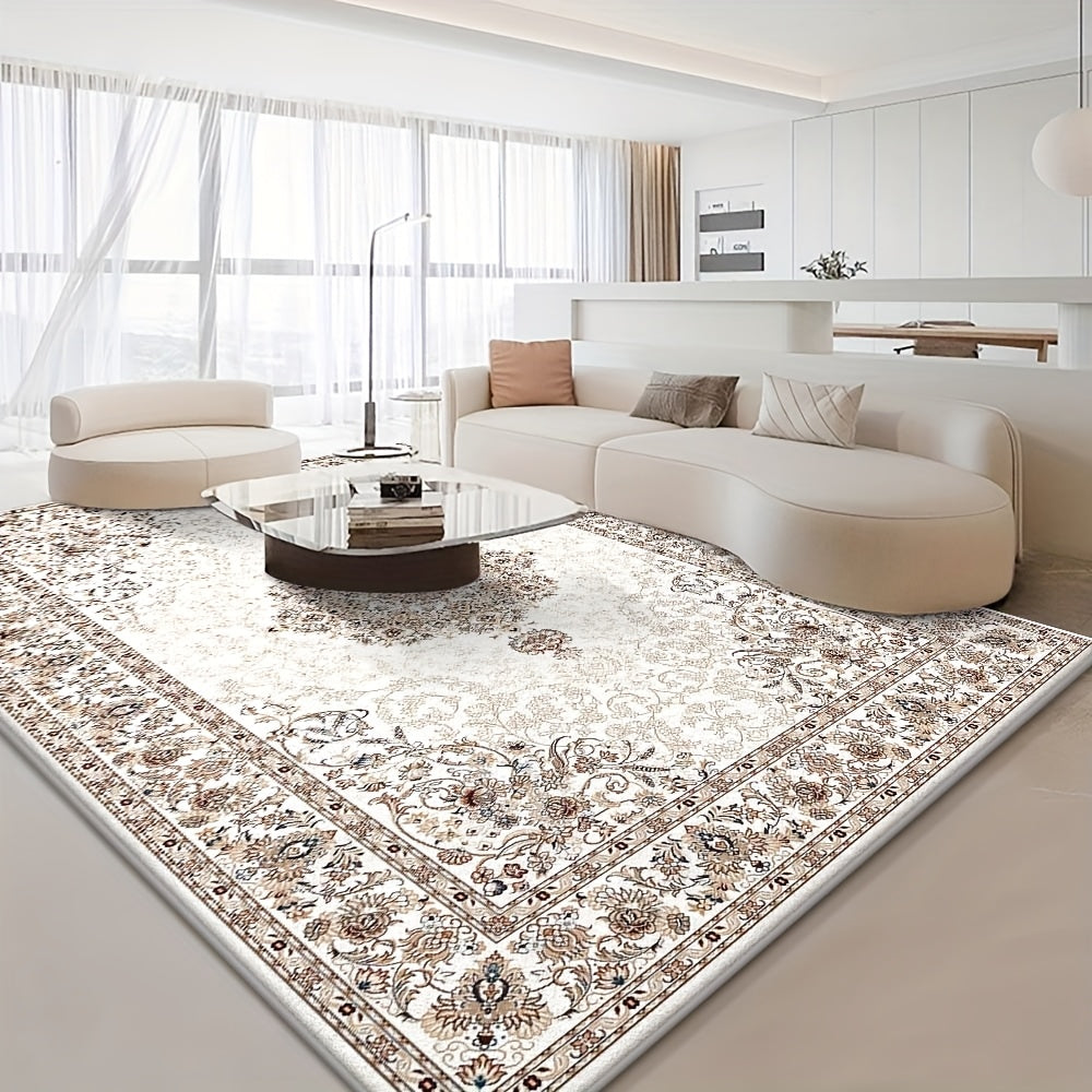 La alfombra de terciopelo, de 850 gramos por metro cuadrado, ofrece un toque fresco y elegante con un estilo minimalista. Es antideslizante, fácil de mantener y perfecta para dormitorios acogedores. Ideal para niños, brinda un entorno suave y seguro. Ade