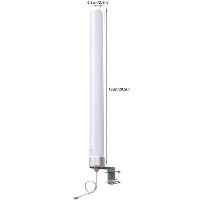 Antenas Omni Direccional 4G/LTE, Antena Celular Exterior para Amplificadores de Teléfono y Routers, 698-2700 MHz/12dBi, Compatible con Todas las Operadoras