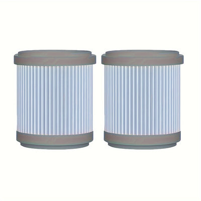 2pcs Elementos de Filtro de Purificador de Aire de Alta Eficiencia, Compatibles con EJ-JHQ01 - Construcción de Plástico Duradero, Diseño Estriado para una Filtración Mejorada, Ideal para Uso en Hogar y Oficina, Purificadores de Aire para el Hogar