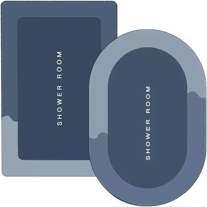 Conjunto de 2 alfombras antideslizantes absorbentes para baño, alfombra antideslizante absorbente de tierra de diatomeas, felpudo, tapete de cocina, decoración de muebles de encimera de cocina, productos de alta calidad, regalos exquisitos