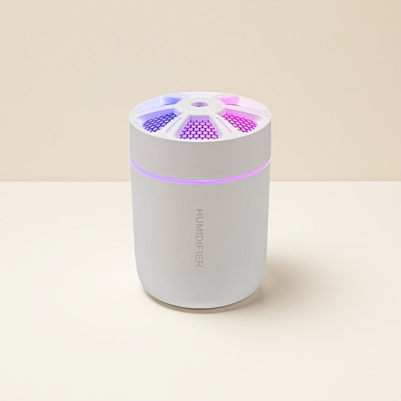 Humidificador de aire mini USB de 180 ml y difusor de aromaterapia - Silencioso, pulverizador portátil para hogar, dormitorio, auto - Plástico, regalo ideal para Navidad, Halloween, Pascua, Hanukkah, difusor de aromas|Diseño compacto|Plástico duradero, h