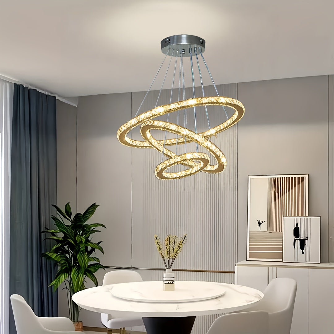 Arandela, moderna y elegante, lujo ligero, LED tricolor de alta gama, ideal para estudio, sala, dormitorio y comedor, disponible en varios tamaños