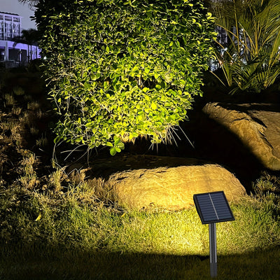 1 unidad de Luces Solares para Césped Villa Jardín Focos de Paisaje Exterior 9LEDs Luces Solares para Árboles de Patio