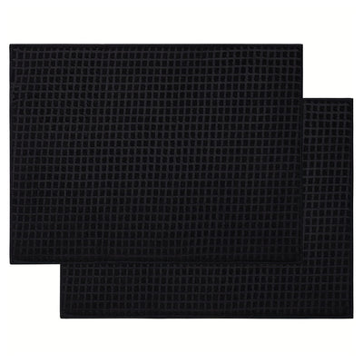 1 pieza, Alfombrilla de drenaje, Tapete de secado de platos de microfibra, Escurridor de platos súper absorbente para cocina, Alfombrilla de secado negra, Reversible y de secado rápido, Suministros de cocina