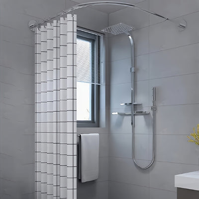 Barra de Cortina para Ducha Ajustable de Acero Inoxidable, Montaje en Pared Sin Taladro, Accesorio Duradero y Elegante con Acabado Brillante, Perfecto para Duchas y Tiendas de Ropa, Regalo Ideal de Año Nuevo, Colgador Versátil, Aspecto Esbelto, Instalaci