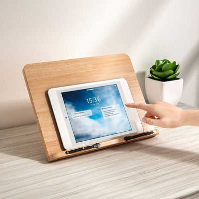 Soporte de lectura de escritorio creativo para computadora Ipad, rotación multiángulo adecuada para una variedad de escenas Muebles creativos