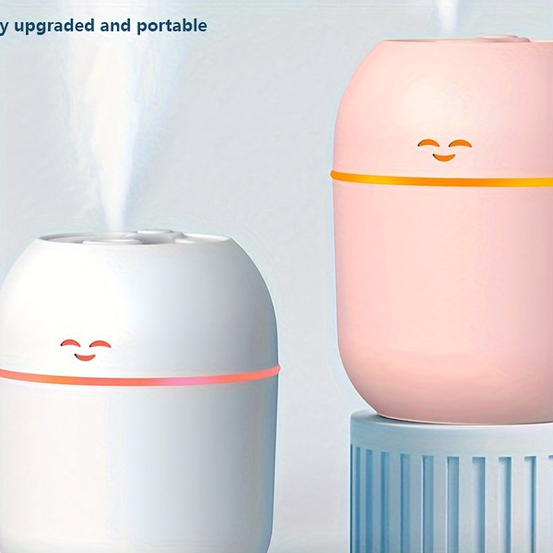 Humidificador portátil DYFDYF, atomizador de vapor facial y aromaterapia, alimentado por USB, 36 V o menos, multiusos para el hogar, el automóvil y varios tipos de habitaciones, material plástico.
