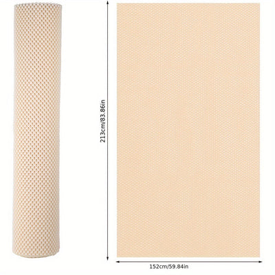 Alfombra Antideslizante Multiusos, Base de Alfombrilla Antideslizante Rollo de Tapete Antideslizante Almohadilla Cortable para Cojines de Suelo Revestimiento de Cajones para Hogar Oficina y Autos
