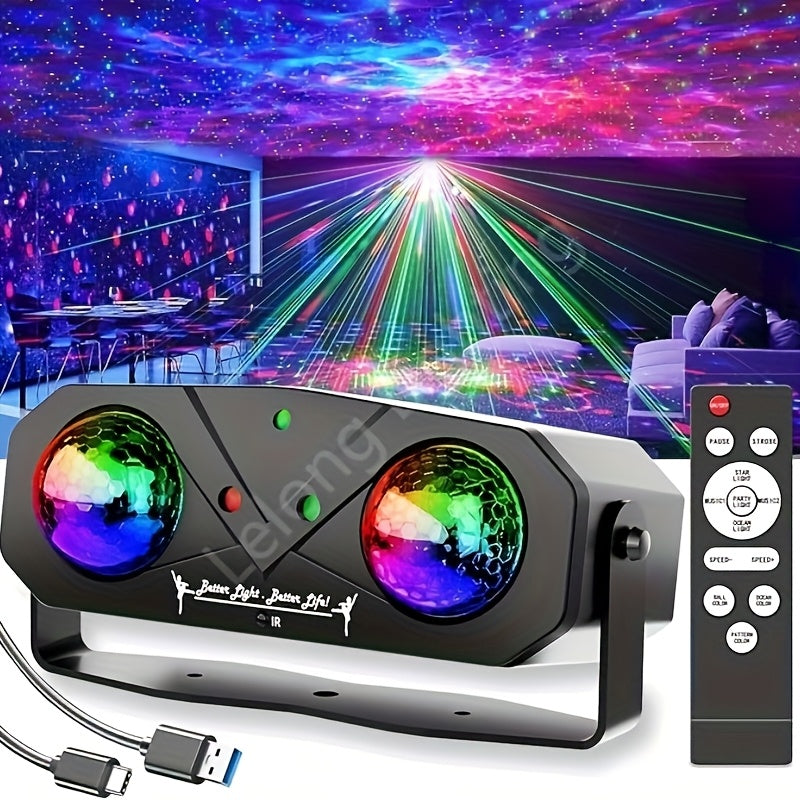 Tira de luces láser LED con alimentación USB, aluminio negro, ≥0.4mW y <1mW, ≤36V, con control remoto, para fiestas DJ, presentaciones en escenario, bodas, iglesias, discotecas, fiestas en casa, reuniones con amigos, Día de San Valentín, iluminación escé