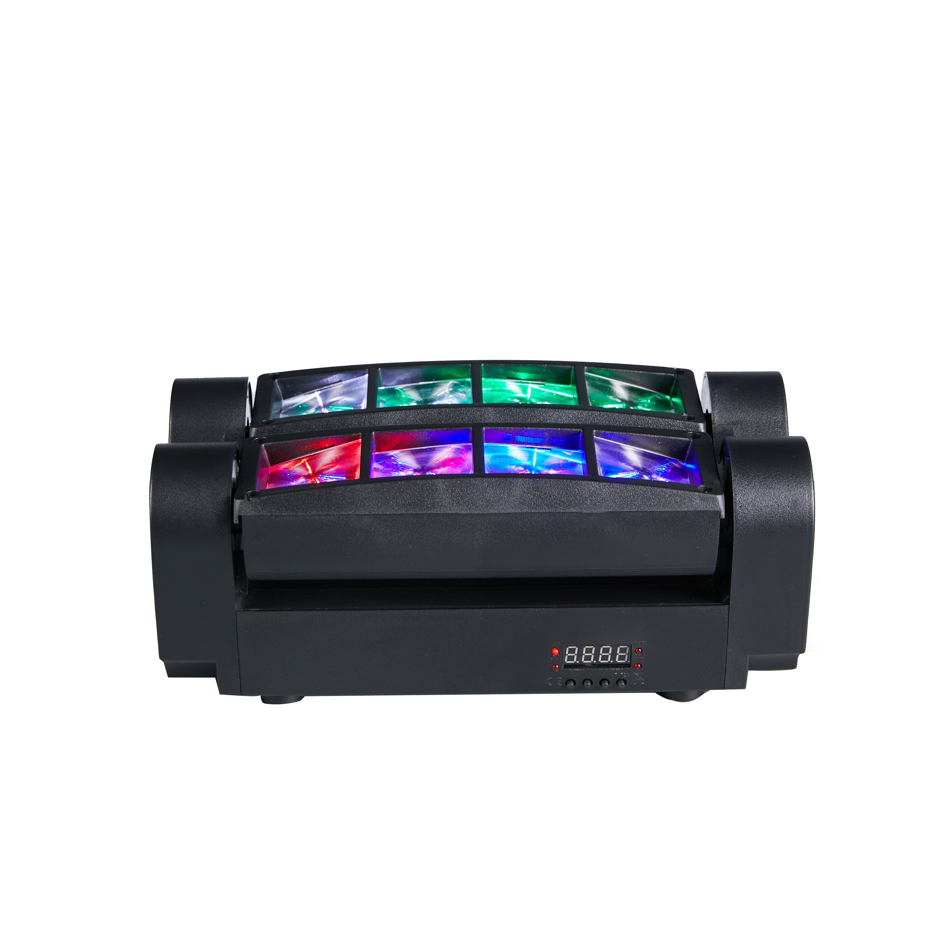 Luces de Cabeza LED con Movimiento, Haz Escénico RGBW de 8×10W para DJ, Adecuado para Discoteca, Boda, Fiesta, Festival y Noche de Actuación