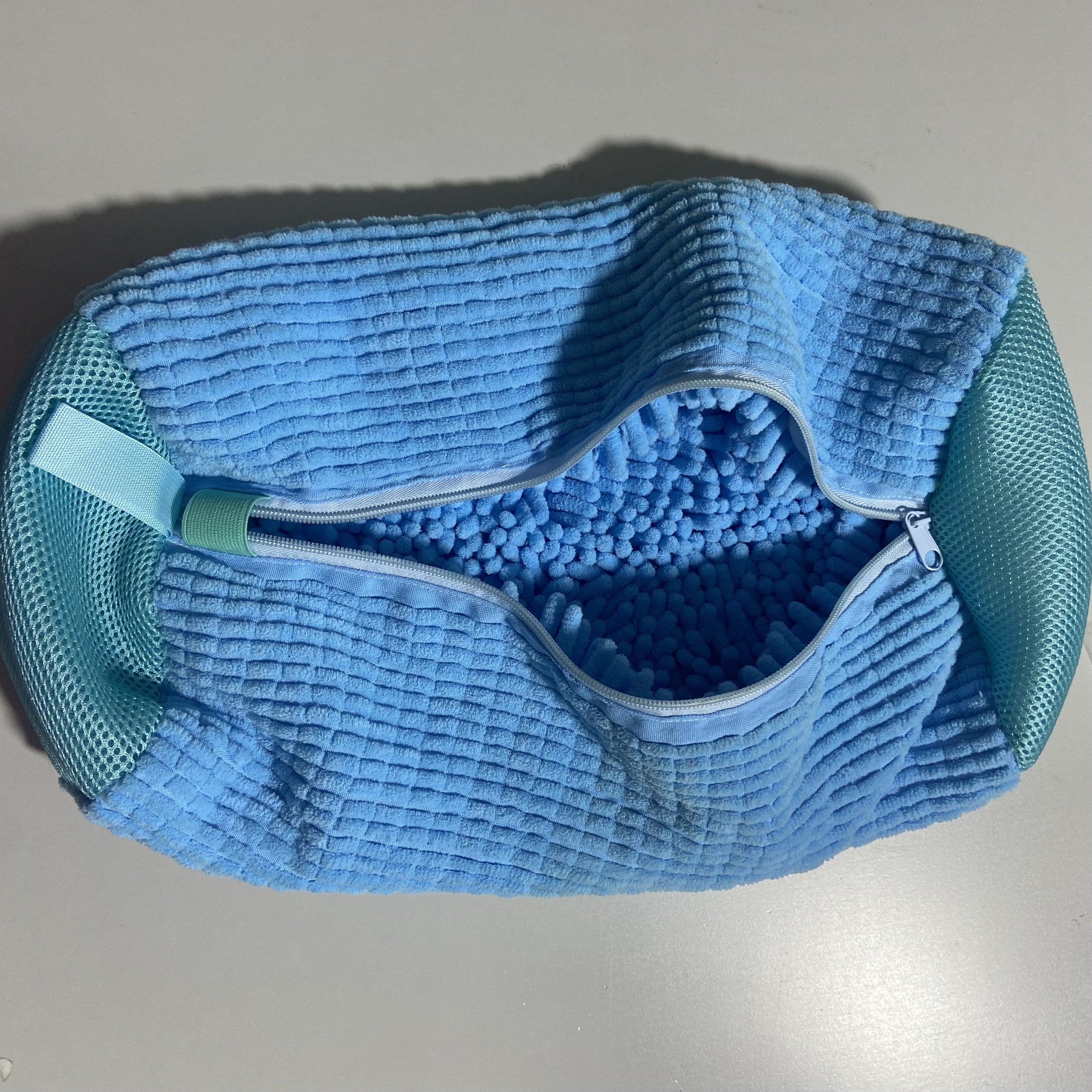 1pc Bolsa de Lavado para Zapatos con Cierre de Cremallera, 38.99cm x 19.0cm, Accesorio para Secadora, Regalo para Mamá, Bolsas de Ropa