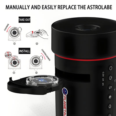 1pc Proyector de Cielo Estrellado 4K, Luz Aurora Galaxia con Ruido Blanco y 10 en 1, Interfaz USB, Ideal para Hogar, Teatro, Dormitorio, Fiestas de Cumpleaños o Bodas, Regalo Perfecto