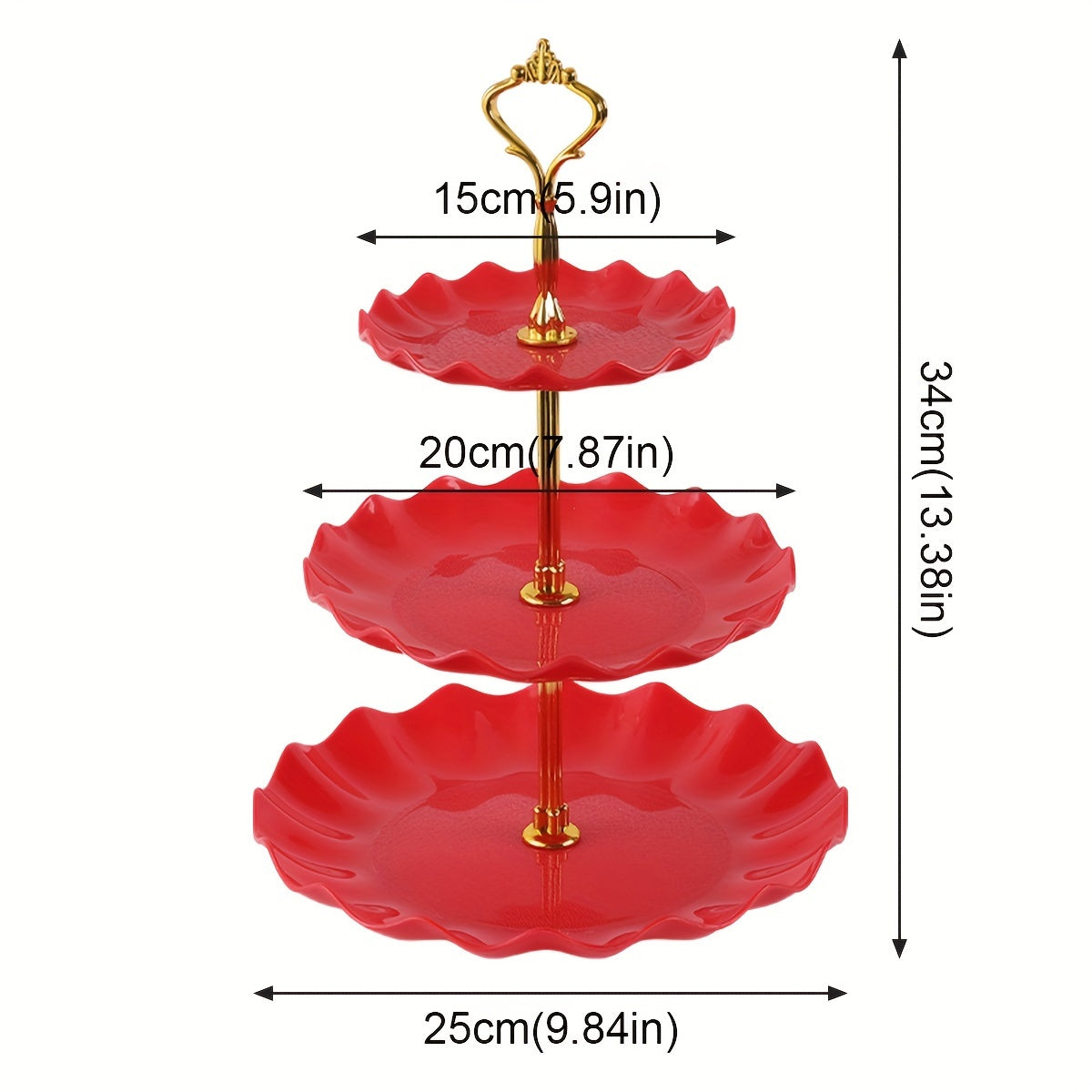 Juego de 2 Piezas para Exhibición de Postres Estilo Medio Oriente con Soporte para Tartas y Cupcakes, Ideal para Bodas y Ceremonias de Graduación