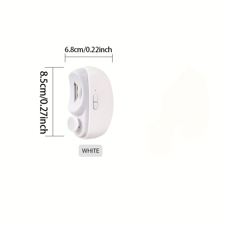 2 en 1 Cortaúñas Eléctrico y Pulidor, Lijadora de Uñas | Recargable por USB | Recogedor de Uñas Integrado | Lima Multifuncional - Regalo Perfecto para Familia y Amigos | Ideal para el Día de la Madre y Graduaciones