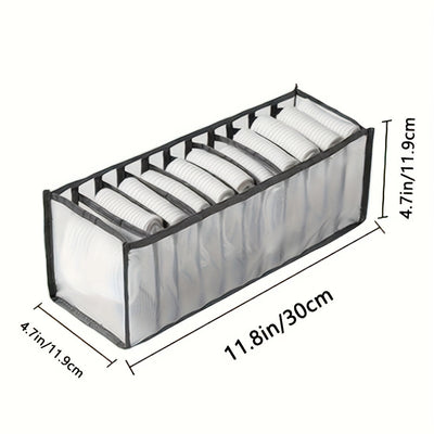 Organizador de clóset, separador de ropa interior y calcetines, con gran capacidad, multifuncional, ideal para almacenar sostenes, corbatas y más