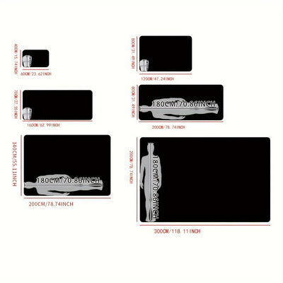 1pc Alfombra de Pelo Largo CozyHome Gris Oscuro Teñido de Unión, Alfombra de Poliéster Suave y Peluda para Dormitorio, Sala de Estar, Decoración Navideña Festiva, Rectangular, Solo Limpieza en Seco