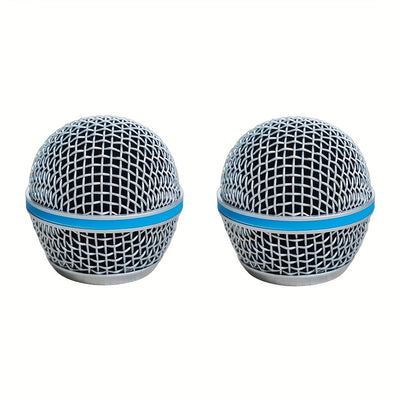 2 piezas de rejilla de micrófono, cubierta de malla para Shure Beta58a, cubierta de rejilla de micrófono, reemplazo de cabeza - Accesorios de micrófono
