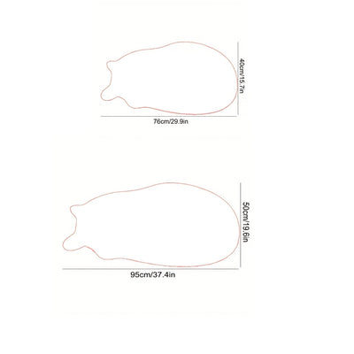 1pc Alfombra de Suelo con Patrón de Gato Lindo, Absorbente y de Secado Rápido, Alfombra de Suelo Antideslizante y Súper Suave para la Puerta de Entrada, para Baño, Dormitorio, Cocina y Sala de Estar, Suministros de Baño Ideales, Decoración del Hogar