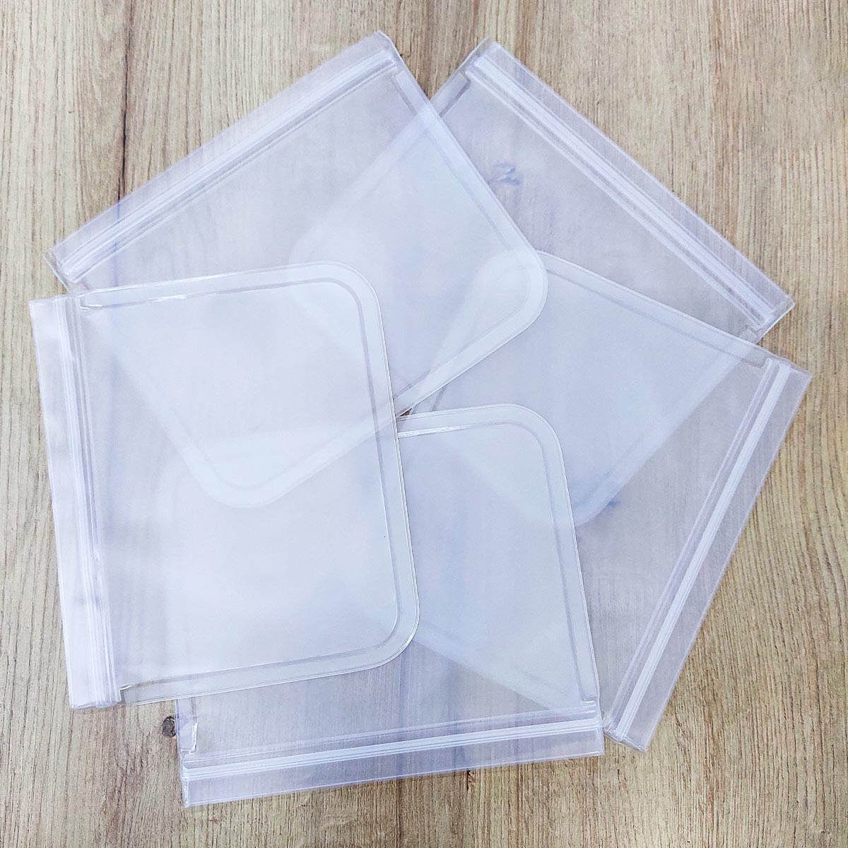 Bolsas Silicona x5 Hermética 400ml Reutilizables Para Alimentos MANA-0073
