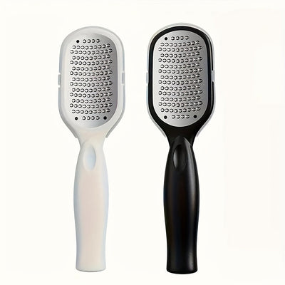 Limpiador de Pies Hipoalergénico - Herramienta Exfoliante Sin Batería, Mango Ergonómico en Blanco y para Cuidado Suave de Pies Sensibles, Color Beige Claro