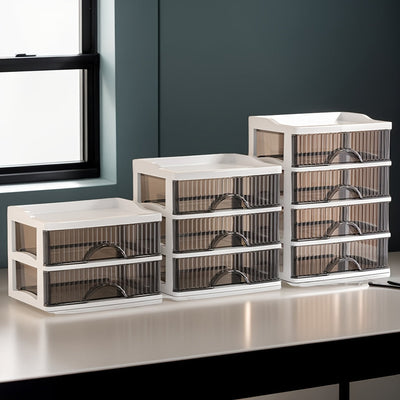 Organizador premium para cosméticos en cajón, color negro - Ligero, solución de almacenamiento independiente para mostrador