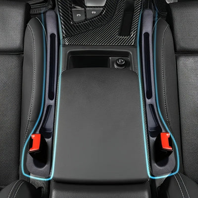 Conjunto de 2 tapones universales para almacenamiento en el asiento del coche, anticaída, organizador de huecos, caja multifuncional para clasificación y almacenaje de desechos, mantén el coche limpio y ordenado