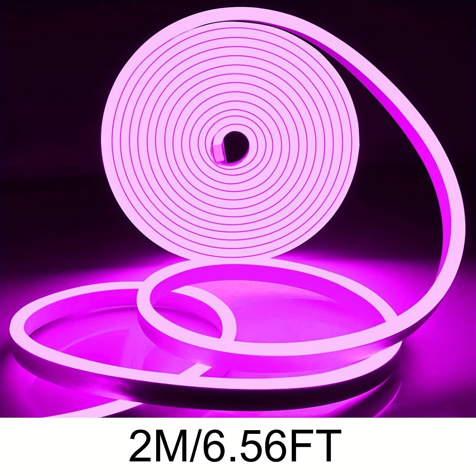 {"translated_text": "Tira de luz neónica de 5V con interfaz USB, color morado 501, cortable, para hacer manualmente diferentes formas, iluminación uniforme, adecuada para interiores y exteriores, pasillos, escaleras, camping, armarios, armarios, iluminac