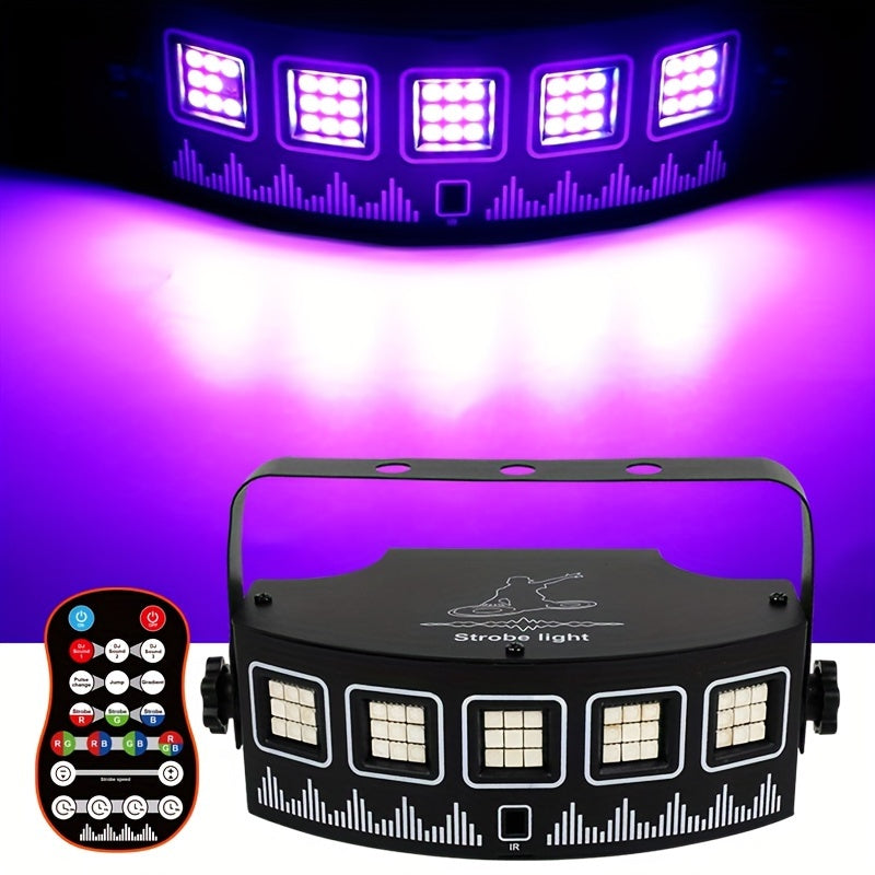 1pc Luces de escenario intermitentes Ktv Luces LED Popping Lights Bar Usb Luces coloridas Dormitorio Rebotando Control de sonido Luces estroboscópicas para discoteca Boda Actuación en vivo Fiesta de cumpleaños Salón Bar Decoración navideña Eid Al-Adha Mu