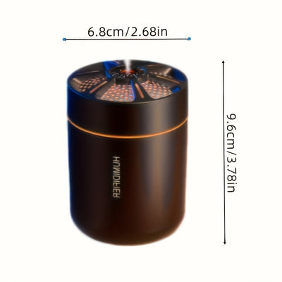 Humidificador de aire mini USB de 180 ml y difusor de aromaterapia - Silencioso, pulverizador portátil para hogar, dormitorio, auto - Plástico, regalo ideal para Navidad, Halloween, Pascua, Hanukkah, difusor de aromas|Diseño compacto|Plástico duradero, h