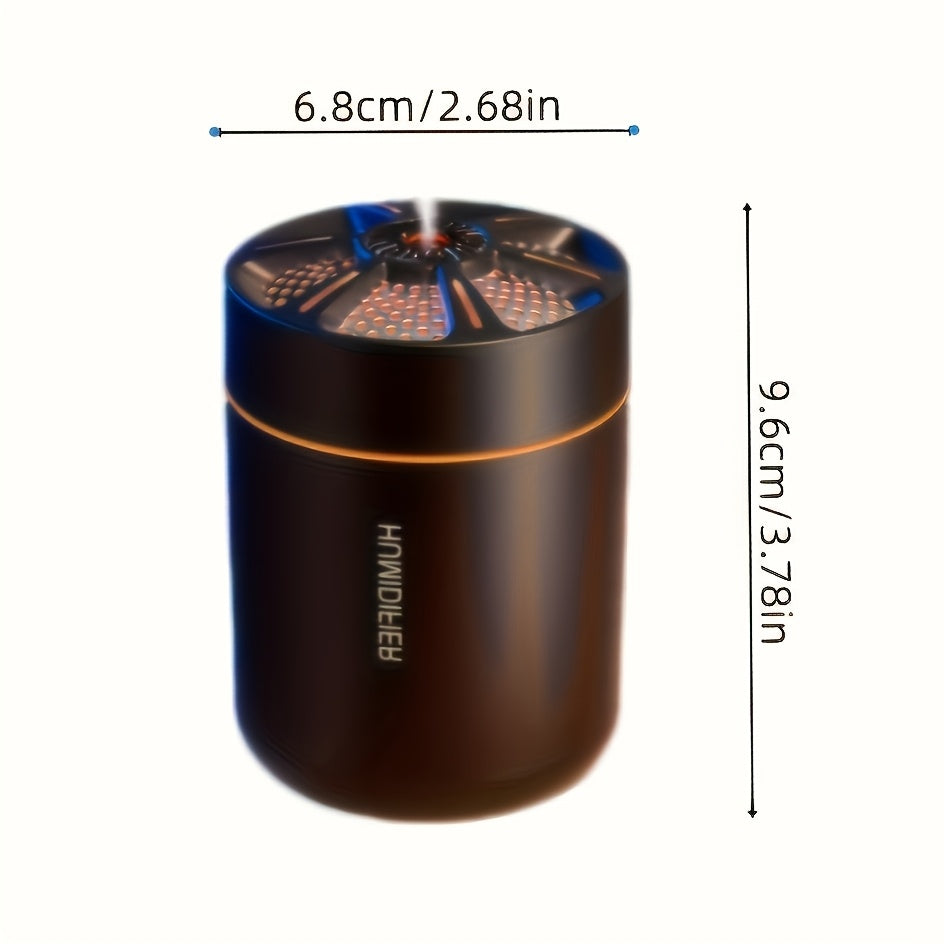 Humidificador de aire mini USB de 180 ml y difusor de aromaterapia - Silencioso, pulverizador portátil para hogar, dormitorio, auto - Plástico, regalo ideal para Navidad, Halloween, Pascua, Hanukkah, difusor de aromas|Diseño compacto|Plástico duradero, h