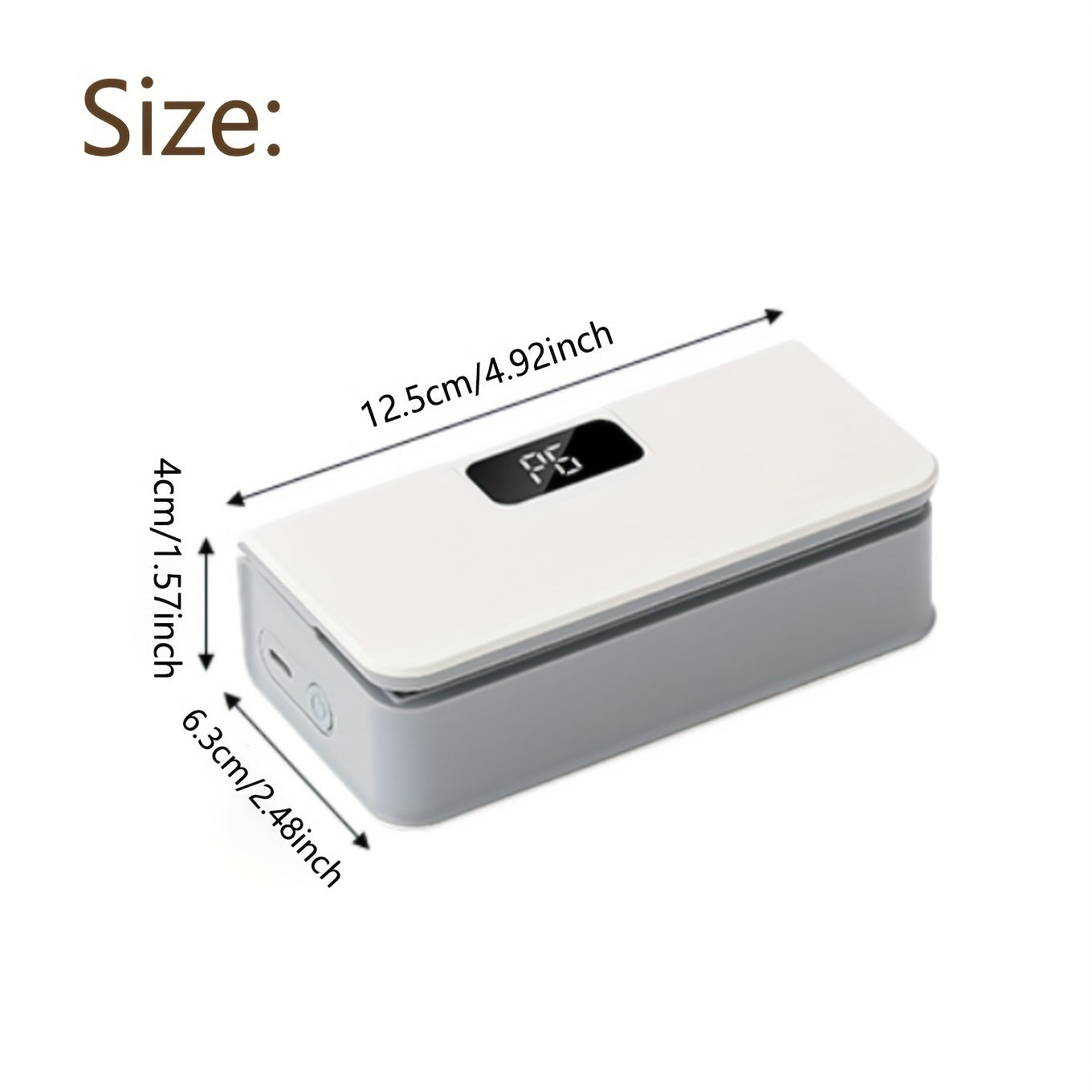 1 máquina de sellado portátil recargable USB, 100-300 usos por carga, 6 modos ajustables, para snacks, dulces, almacenamiento de alimentos plásticos, viajes y uso doméstico.