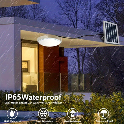 Luces Solares de Pared con 50 LEDs y Control Remoto - Instalación Fácil, Iluminación Automática al Anochecer para Porche, Jardín y Balcón