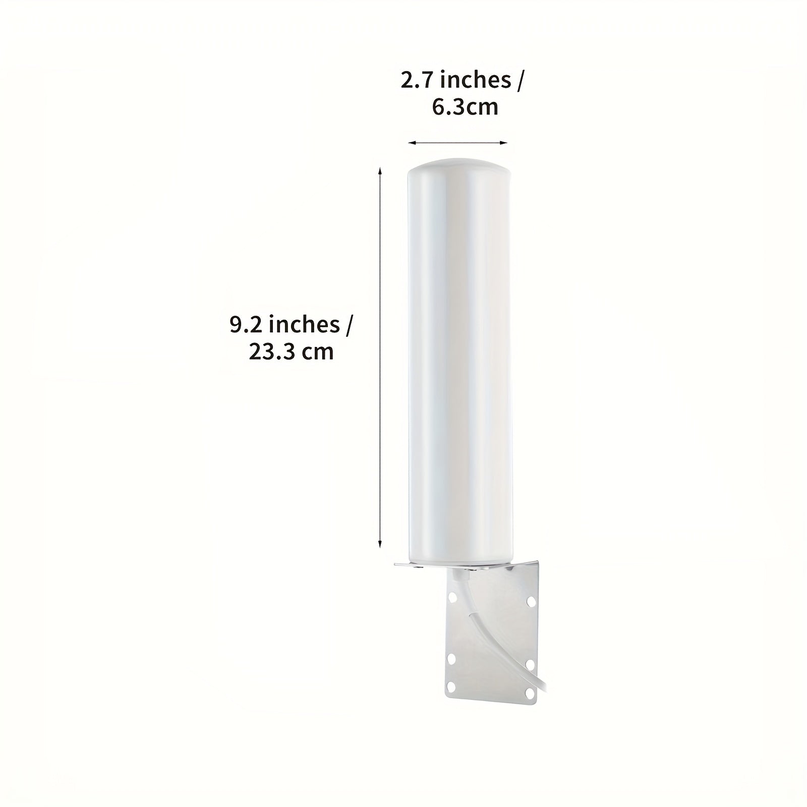 Antena Omni-Directional al aire libre 4G LTE para Router Modem Gateway, 2X2 Antenas MIMO con alta ganancia 28dBi/ Conector macho SMA/ 5 metros de cable