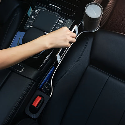 2 piezas de Portavasos Multifuncional para el Espacio entre los Asientos delantero y trasero del Coche - Caja organizadora multifuncional para coches, utilizada para organizar y almacenar accesorios interiores del automóvil, manteniendo un ambiente limpi
