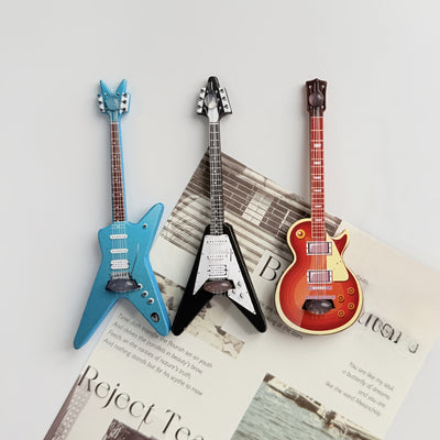 Juego de 3 Imanes para Nevera, Decoraciones Magnéticas para Lavavajillas, Kit de Reemplazo con Adornos para Lavavajillas, Calcomanías de Guitarra Modernas para Frigorífico, Accesorios Lindos para Cocina y Oficina, Decoración del Hogar