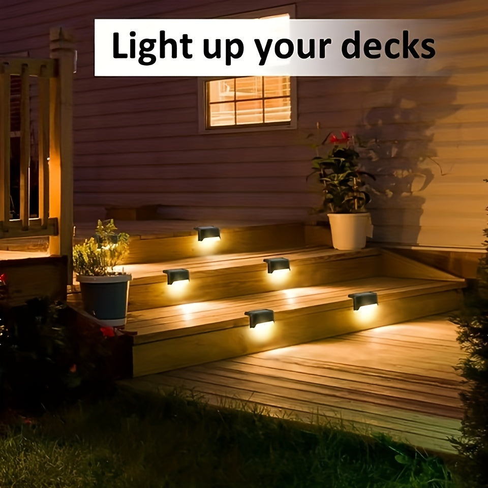 Juego de 10 luces solares LED para exteriores, ahorro de energía, sensor automático, fácil instalación, para patio y caminos
