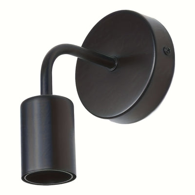 1 ud., Lámpara de Pared Pequeña Industrial, Luces Montadas en la Pared de Metal Hierro para Estilo Rústico, Aplique para Granja, Comedor, Pasillo, Isla de Cocina, Luz Semi-Encajada en la Pared, Compatible con Bombillas E26/E27 (Bombillas no Incluidas) De