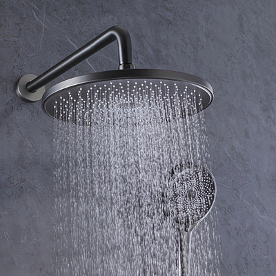1 pieza de brazo de ducha de acero inoxidable con 4 estilos, extensión de ducha retro montada en la pared para baño en casa y hotel, ajuste universal con cubierta decorativa, resistente y duradero, accesorios de baño