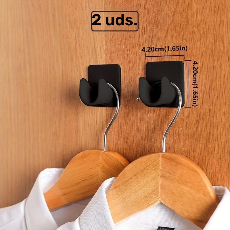 2 piezas de soportes telescópicos para cortinas sin taladro, color blanco, con adhesivo - Multifuncionales, fáciles de instalar, para decoración del hogar, soporte para varillas de cortinas