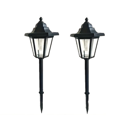 2 piezas de luces solares para pasillos, luces LED para caminos solares, luces de paisaje para exteriores para jardín, césped, camino, patio