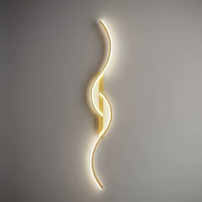 Linterna de pared moderna minimalista, lámpara larga LED con temperatura de color ajustable en 3 tonos, iluminación para salones, comedores y tocadores