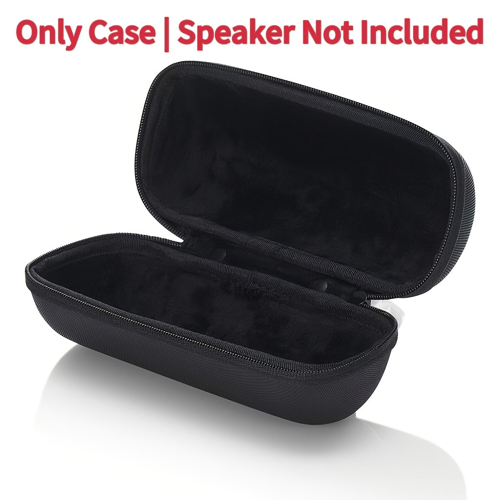 1 Pieza para for jbl Flip 3/4/5/6, Estuche de Altavoz de EVA - Bolsa de Transporte Protectora Resistente a Golpes con Asa, Bolsa de Almacenamiento Portátil para Exteriores, Negro, Cierre con Cremallera Seguro, Material de EVA Duradero, Estuche de Almacen
