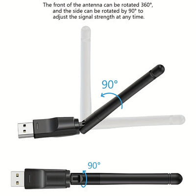 Momotor Amplificador de Señal WiFi - Modelo 2025, Alimentado por USB, Mejora tu WIFI para Hogar, Oficina y Cafeterías, Banda de 2.4GHz