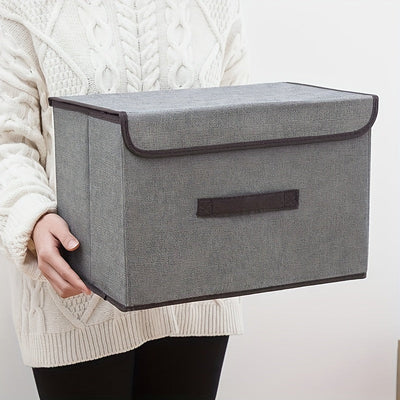 Caja de Almacenamiento Plegable de Gran Capacidad - A Prueba de Polvo, Organizador Multifuncional para Ropa y Mantas, Perfecto para el Dormitorio y Esenciales del Hogar, Organizador de Escritorio y Cajón para Almacenamiento en Casa