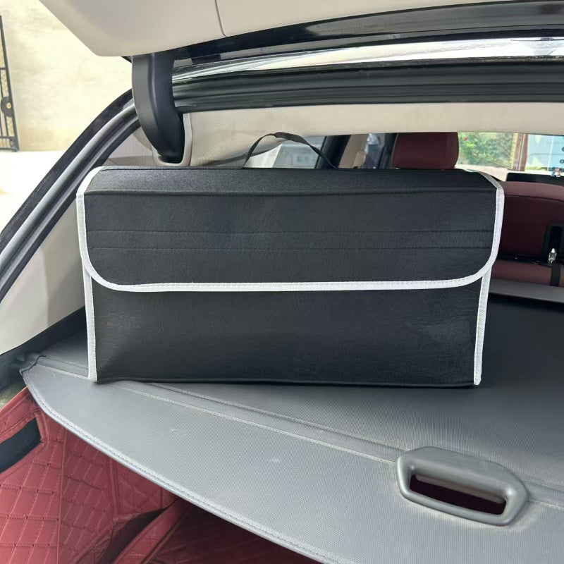 Organizador de almacenamiento de fieltro antideslizante gris para equipaje, herramientas y accesorios - Caja de fieltro suave con múltiples compartimentos para organización versátil, organizador de esenciales de viaje | Estilo neutral | Organizador durad