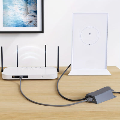 Adaptador Ethernet Starlink para Placa Satelital V2 - Conector Gigabit Ethernet (RJ45) de Alta Velocidad, Conexión Red Estable, Diseño Pasivo Sin Necesidad de Energía para Starlink Gen 2, Internet Cableado, Ingeniería Precisa, Configuración para Hogar u