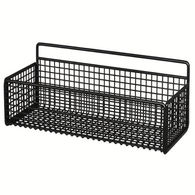 Organizador de Rejilla Grande en Acero al Carbono Fácil de Instalar - Ideal para Cocina y Baño, Sin Necesidad de Taladrar